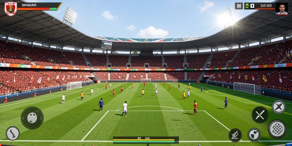 marvrl77 - Tangkapan layar menampilkan lingkungan fantastis yang penuh warna.