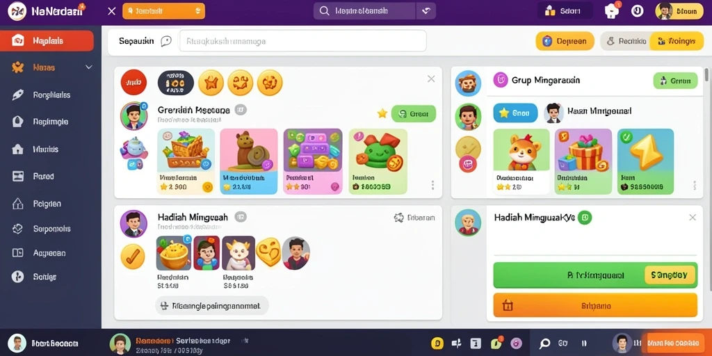 vip288 - Screenshot menampilkan berbagai mode permainan yang bisa dipilih.